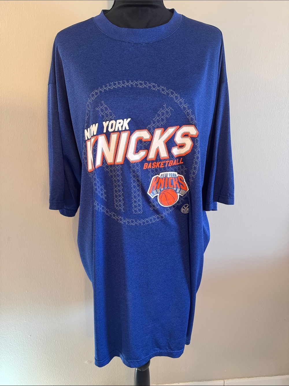 NBA New York Knicks Royal Blue Short Sleeve Tee